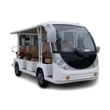 Pemandangan Profesional Mini Tour Bus Electric Shuttle Car