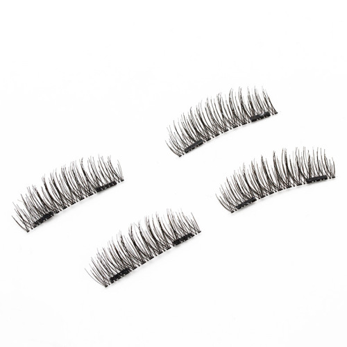 3D best magnetic eyelashes brown two magnet