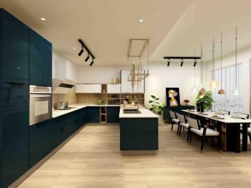 Modern High Gloss Luxury Cabinets for Kitchen