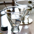 vetro da cocktail di cristallo martini per bar