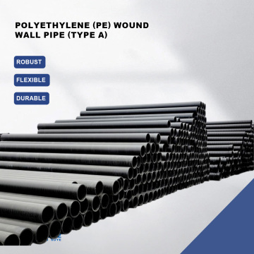 উচ্চ-ঘনত্ব PE ক্ষত প্রাচীর পাইপ টাইপ A