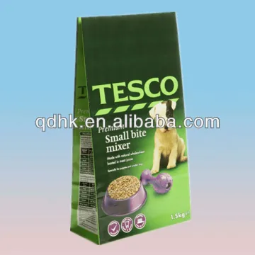 Popular side gusset standing dog food bags