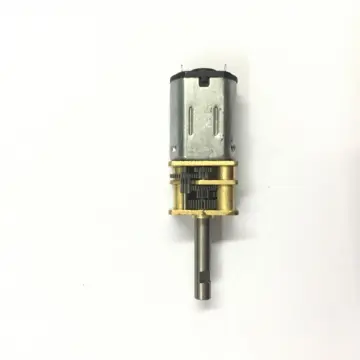 6v N20 gear motor output shaft with groove