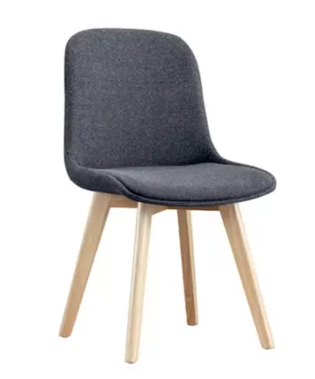 Solid Wood and Fabric modern office Chair