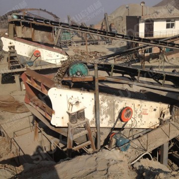 High efficiency sand mesh vibrating screen