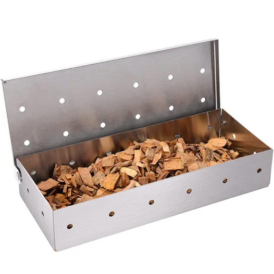 Portable Stainless Steel Smoker Box for BBQ Grill - Extra Thick with Smoky Flavor