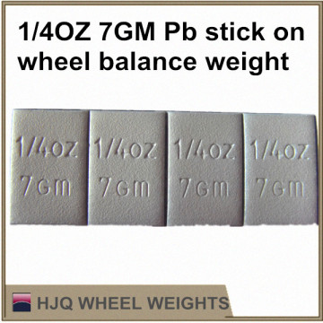 1/4oz pb stick on wheel balance weight die casting