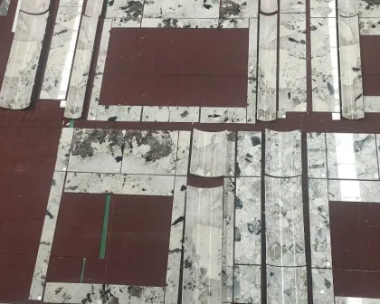 Luxury Brazilian Patagonia Granite Quartzite Countertops & Tiles - Modern White Stone Interior Decor