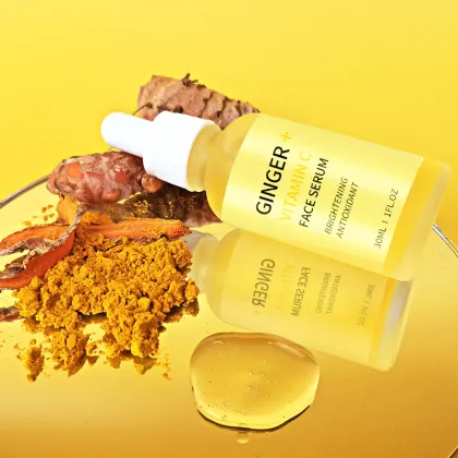 OEM Custom Turmeric Vitamin C Serum for Acne and Dark Spot Removal