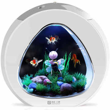 Sunsun Mini-Desktop-Fischtank: Ein stilvolles und funktionelles Nano-Aquarium mit LED-Beleuchtung und eingebauter Filtrationssystem