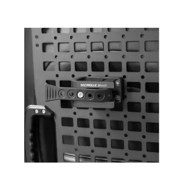 Maiker Manufacturer Tacmolle Adjustable Black Gun Rack 2pc - Universal 4x4 Gun Holder Mount