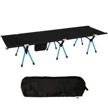 Portable Outdoor Folding Camping Cot: A Lightweight and Compact Bed for Adults - Ideal for Hiking, Camping, and Indoor/Outdoor Use