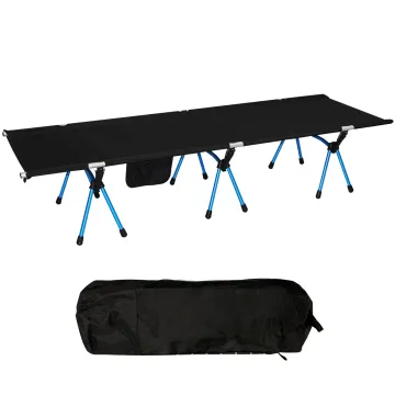 Portable Outdoor Folding Camping Cot: A Lightweight and Compact Bed for Adults - Ideal for Hiking, Camping, and Indoor/Outdoor Use