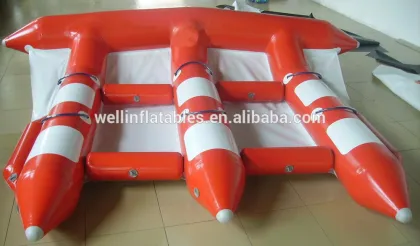 Good quality inflatable flying manta ray / inflatable flying fish tube towable