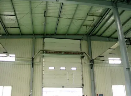 Industry sliding up door