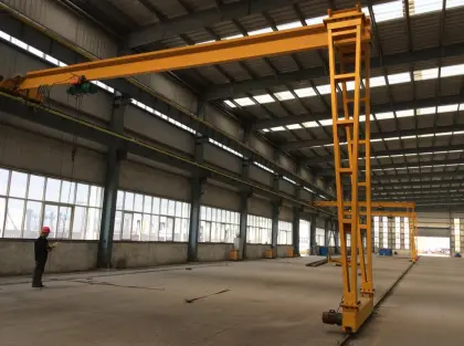Heavy duty electric semi gantry crane goliath crane