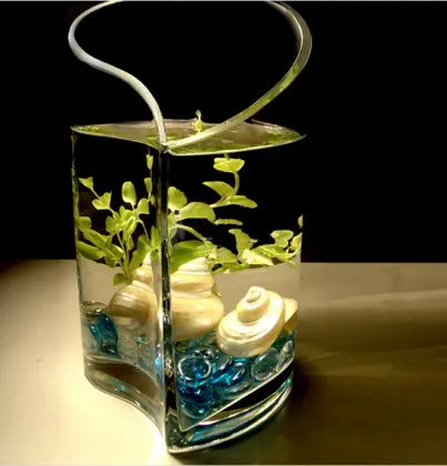 Flat Glass Beads Glass Gems For Vase Decoration