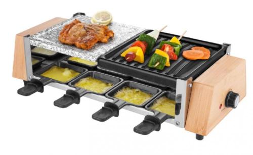 Electric Raclette Grill 8 osób non-stick