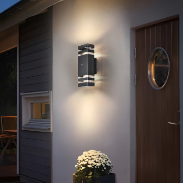 Morgendämmerung Moderne LED -Wandlampe - wasserdichtes Aluminiumlicht in Innen- und Außenbereich für Zuhause und Hotel