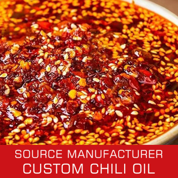 Chili Condiment Support OEM / ODM Huile de chili
