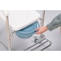 Beverside Commode -stoel met 4 remmen Casters