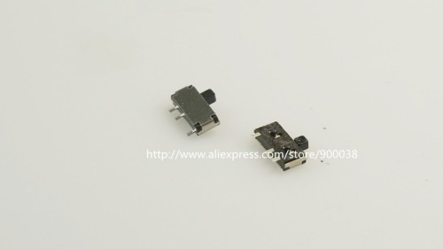 100 pcs Miniature Slide Switch 3 Pin 2 Position 1P2T SPDT ON-OFF SMD Re-flow Solder Right Angle PCB Board guide