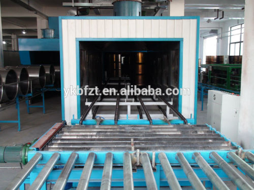 Drying tunnel Conveyer for steel barrel production line or drum machine manufacturer 210L / drum making unit complete line