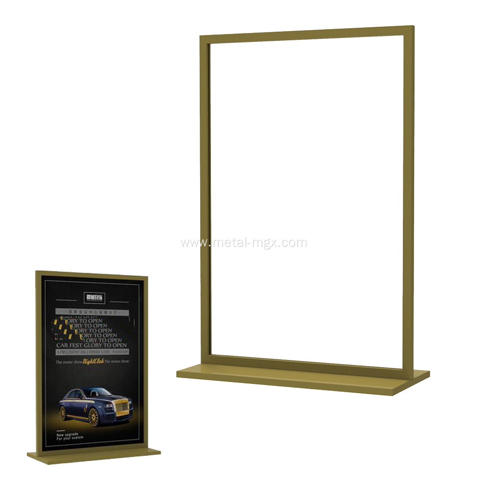 Square Frame Double Sides Floor Display