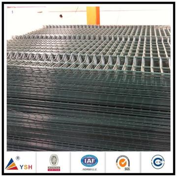 Low price red pvc coated framed welded mesh panel
