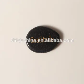 2015 hot sell engraved semi-precious stones