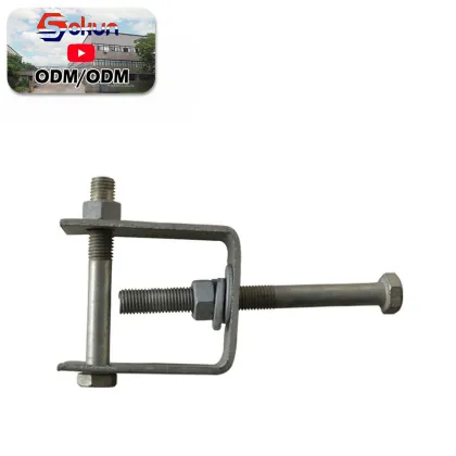 Customizable Galvanized Steel Spool Insulator Secondary Deadend Clevis Ring for Power Transmission Systems