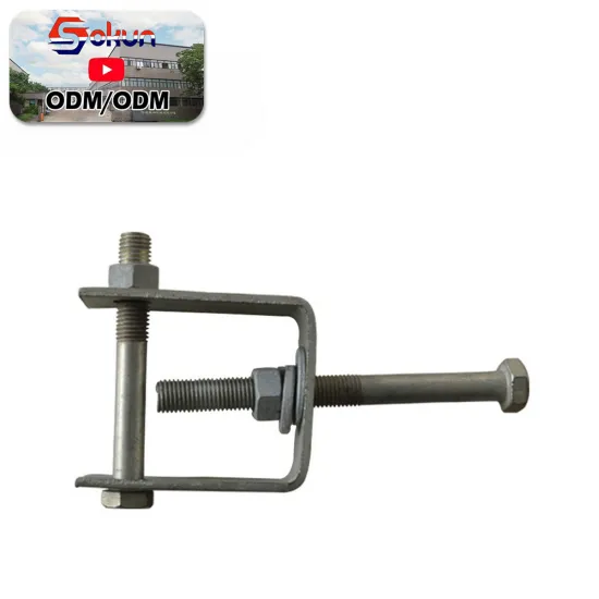 Customizable Galvanized Steel Spool Insulator Secondary Deadend Clevis Ring for Power Transmission Systems