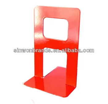 26 letters metal bookends