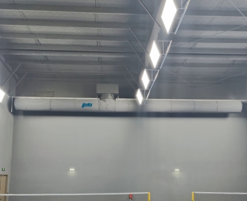 Flame retardant cloth air duct