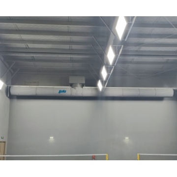 Use of Fabric Air Ducts in Badminton Courts