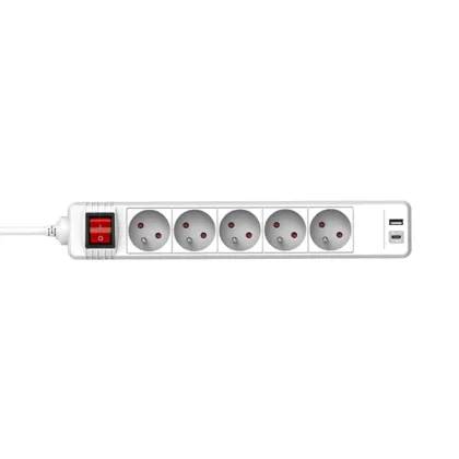 4-Way French Type Euro Socket: Multiple Socket Outlet Extension Power Socket