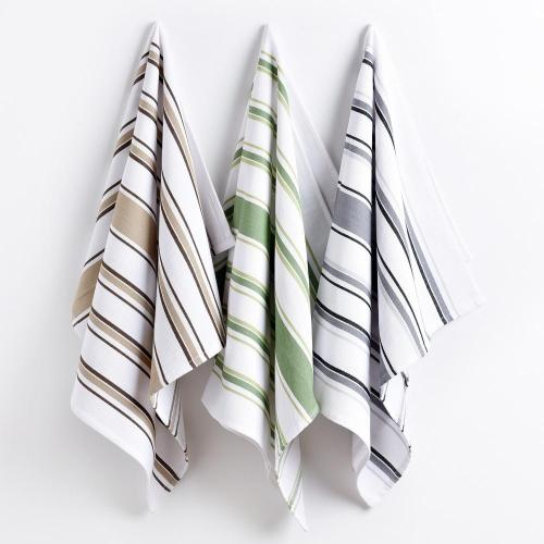 Tea Cotton Plaid Absorbent Dish Kitchen Towel