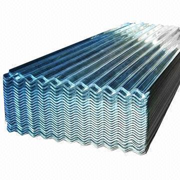 Galvanized corrugated steel sheet with 0.14 to 2mm thickness and ISO certification