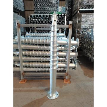 Galvanized Steel Ground Screw Anchor Helical Pier