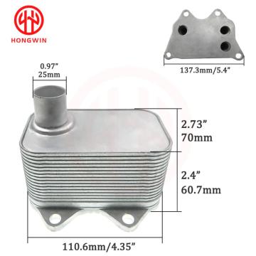 Enjin baru aluminium minyak sejuk OE 06J117021D 06J117021P 06J117021 untuk VW Jetta CC Passat Golf 6 Audi A3 A4 Q5 1.8 2.0 2.0