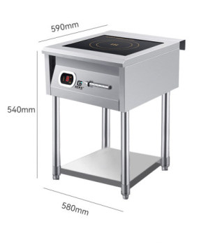 6KW Commercial Industrial Wok Station Induction Cooker