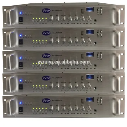 public address system equipment 70W mixer amplifier