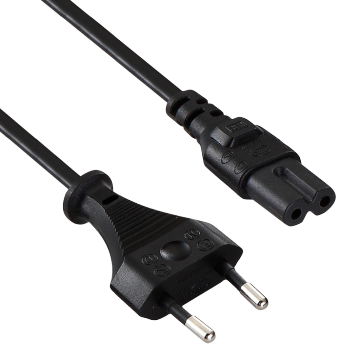 High Level Top Quality Material EU plug with IEC C7 end power cord