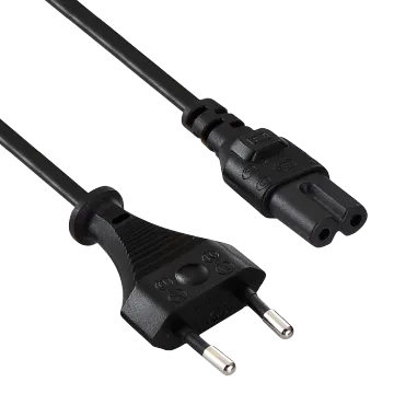 High Level Top Quality Material EU plug with IEC C7 end power cord