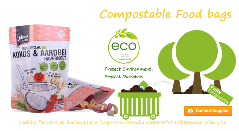 New technology about digital printing compostable stand up pouch