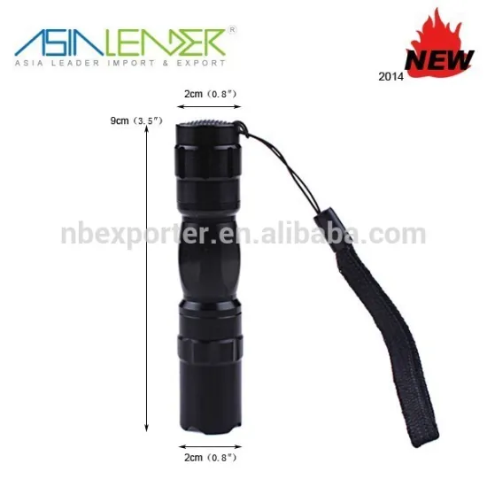 High Power 3W Aluminum Tactical flashlight