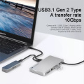 10 인 Thunderbolt 3 도킹 스테이션에서 10