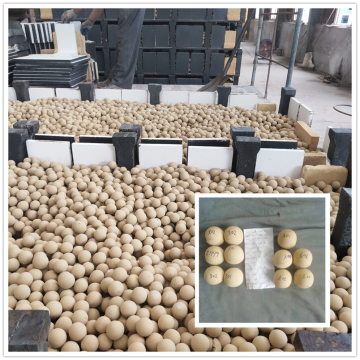 Mattone di allumina in ceramica con sfere in ceramica al 68% di ossido