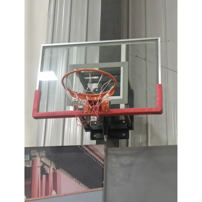 Height Adjustable Wall Mount Basketball Hoop