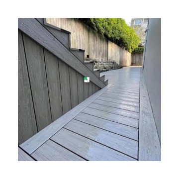 WPC Garden Terrace Two Color and Mixed Color Decking